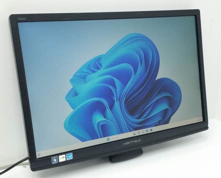 PC Monitor Hanns-G HA222 22 Inch WideScreen 1680 x 1050 LCD Monitor With In-Built Speakers VGA DVI