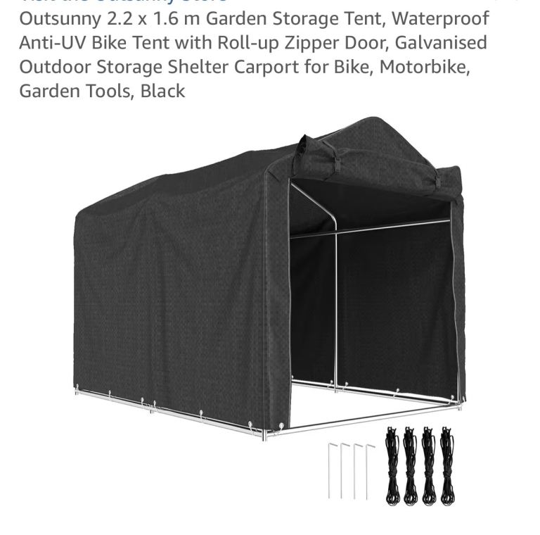 Storage motor bike garden 