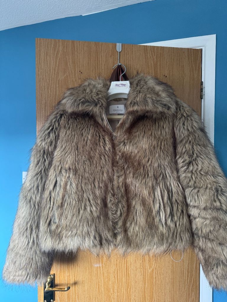 Stradivarius Faux Fur Coat 