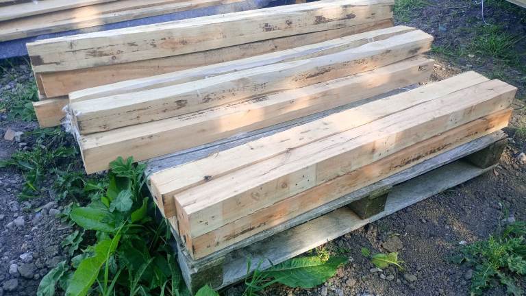 Posts suitable for fences and general building