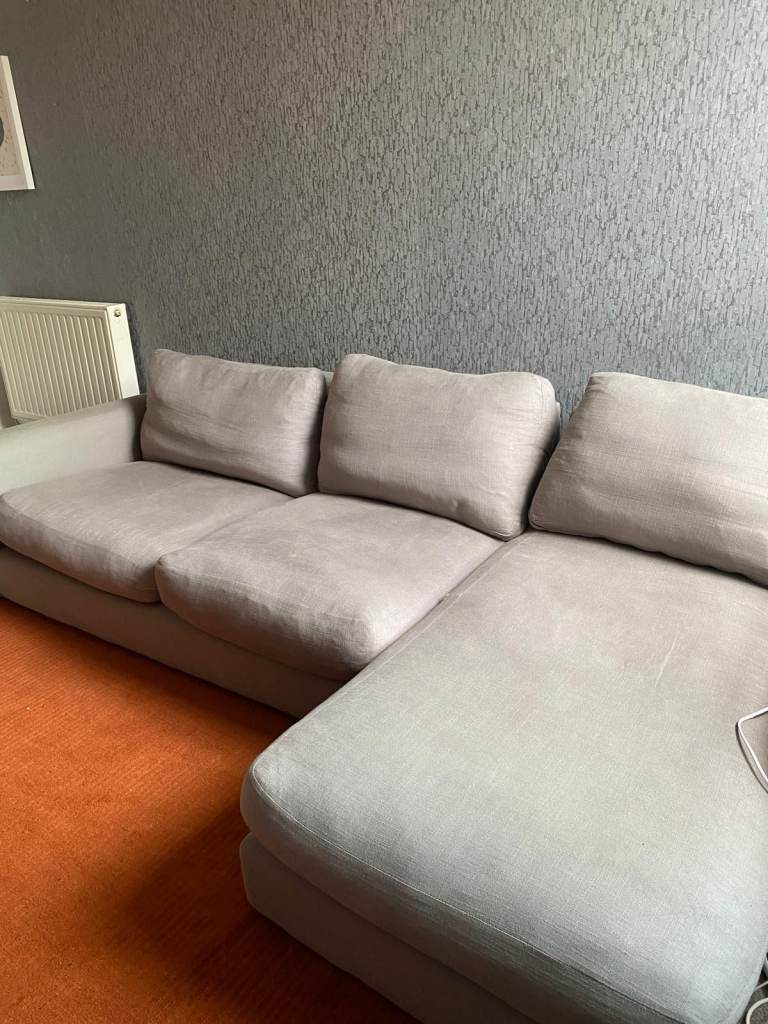 Large Grey Sofa For Sale