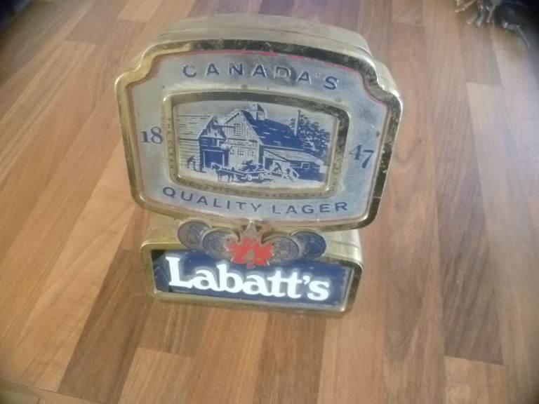 Man Cave Pub Sign Labatts Brewery 1847 Canada 