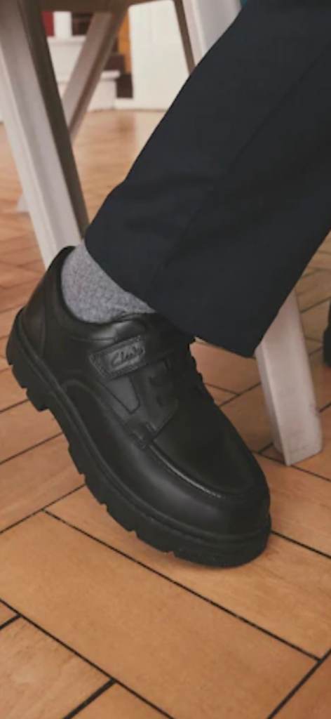Clarks boys school shoes