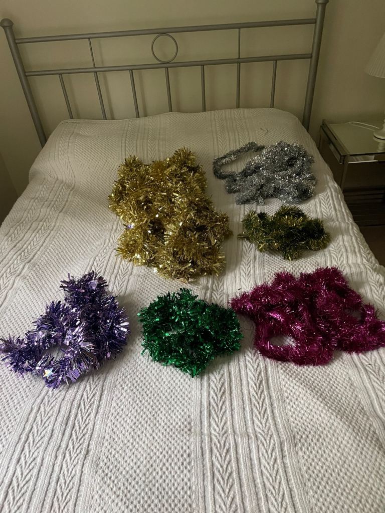 Box of Christmas Tinsel