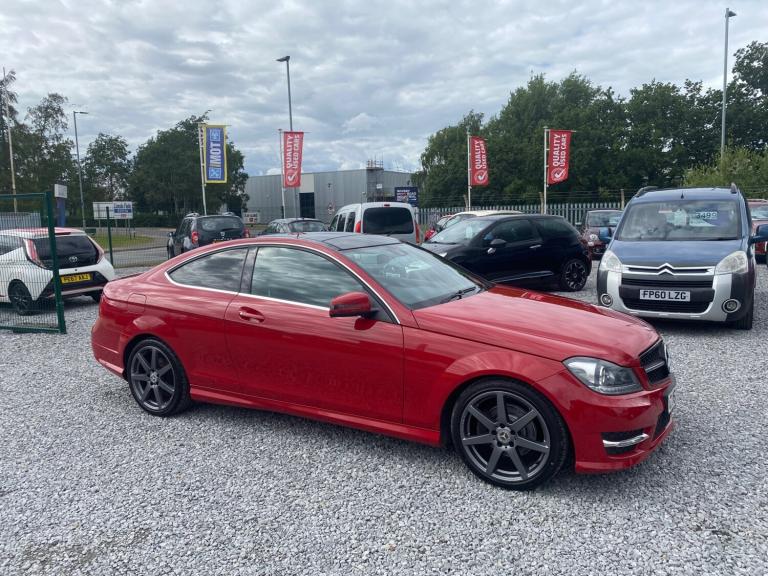 2013 Mercedes-Benz C Class C180 [1.6] BlueEFFICIENCY AMG Sport 2dr Auto COUPE Petrol Automatic