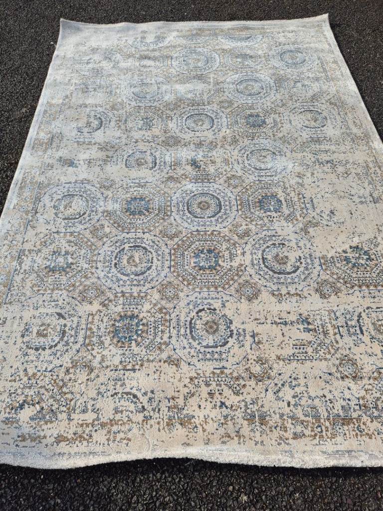 New Elexus Olimpos Luxury Carpet - Grey Pattern 160x230