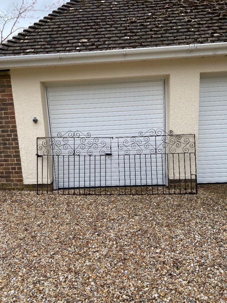 Wrought iron gates