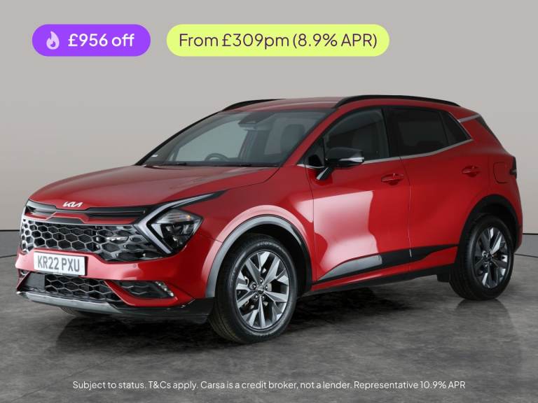 2022 Kia Sportage 1.6 h T-GDi GT-Line SUV 5dr Petrol Hybrid Auto Euro 6 (s/s) (226 bhp) - CRU Suv...