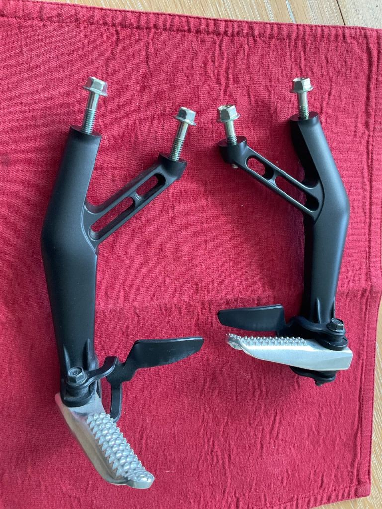 R7- Yamaha Original pair of Pillion Foot Pegs Hangers-