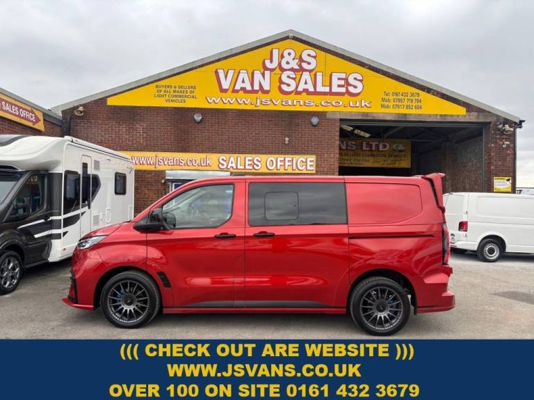 2025 25 FORD TRANSIT CUSTOM MS-RT A.W.D 170 AUTO TRANSIT  CREW VAN 2025/25 REG L