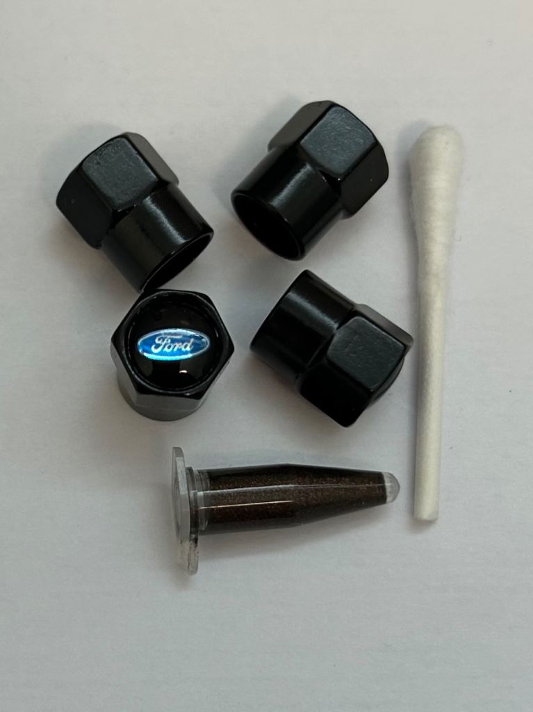 Tyre valve Caps with grease for Ford 