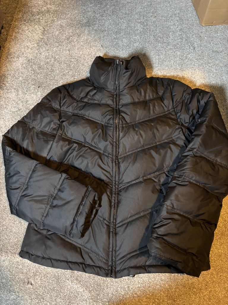 Black Down Calvin Klein Puffer Jacket Size Medium 