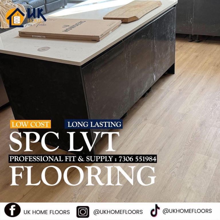Low Cost, Long Lasting SPC LVT Flooring - Professional Fit & Supply