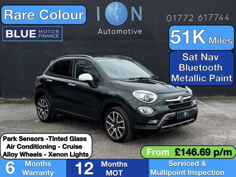 2015 Fiat 500X 1.4 MultiAir Cross Plus *Rare Colour, Sat Nav, Bluetooth, Sensors* HATCHBACK Petro...