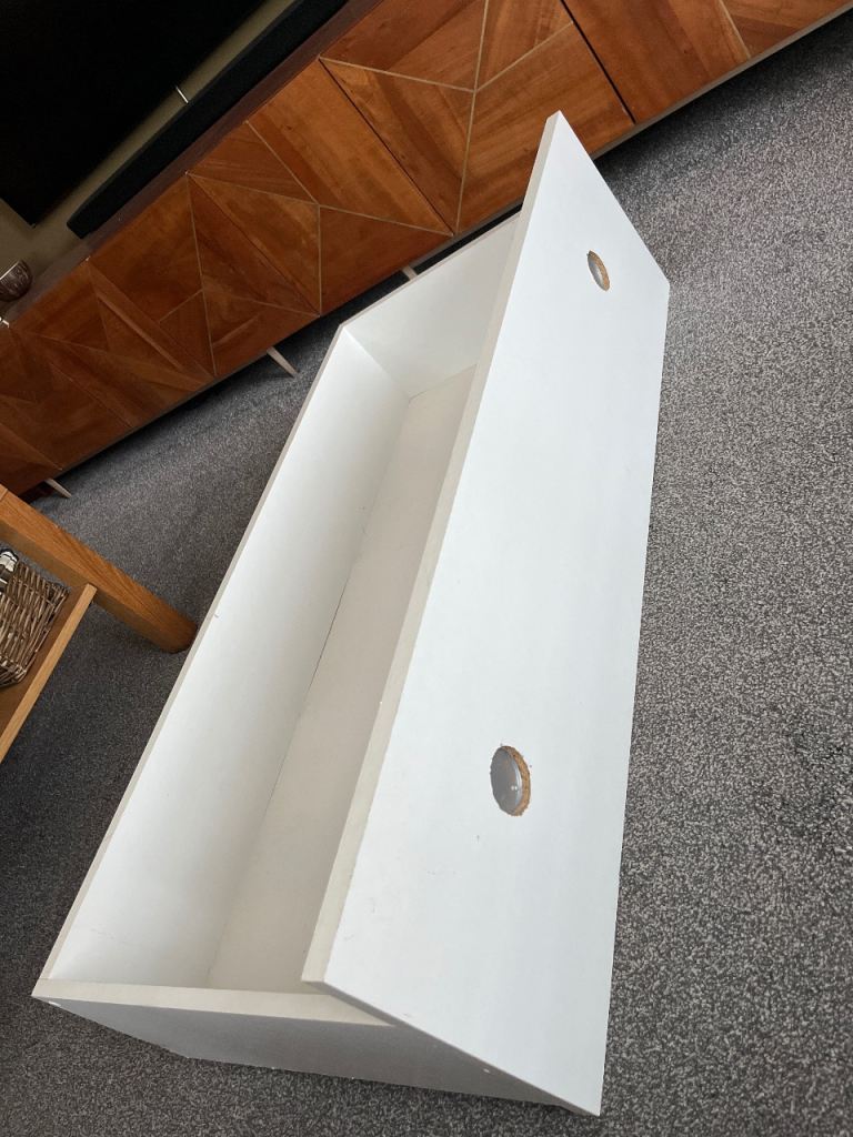 Free under the bed drawer on castors 
