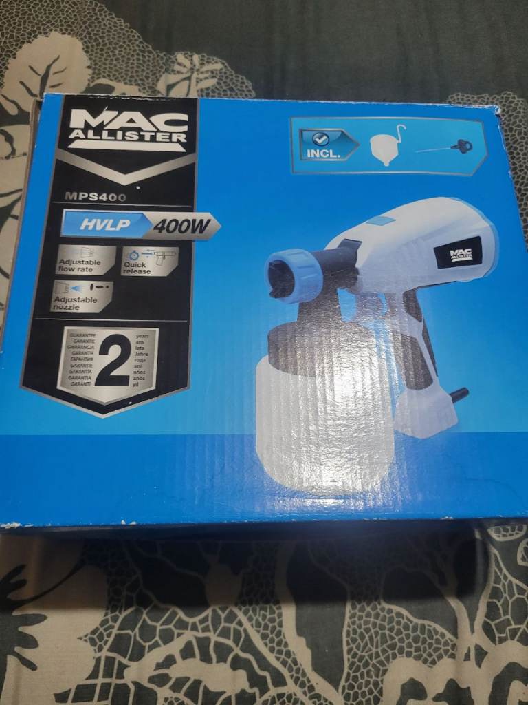 MAC ALLISTER HVLP Paint Sprayer 400W - Brand New