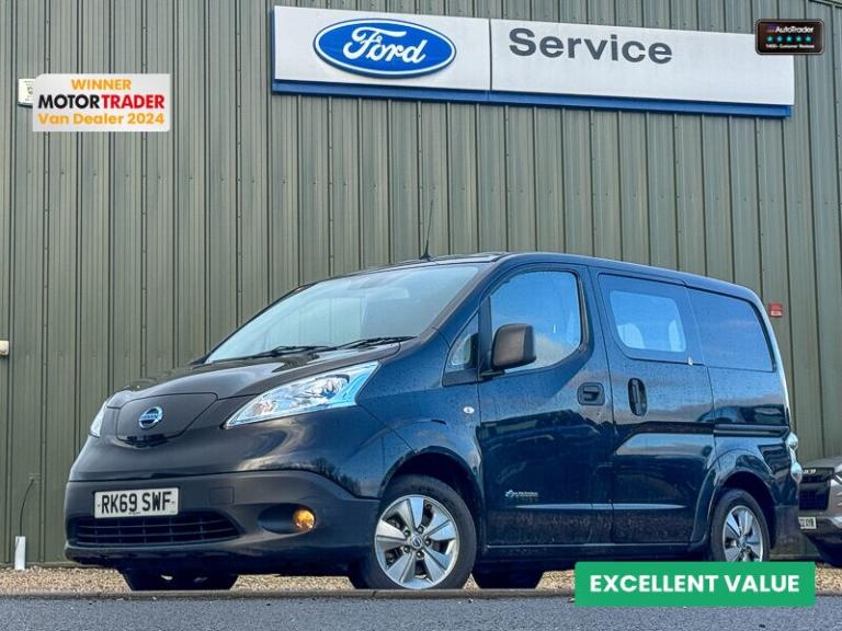 2020 Nissan e-NV200 AUTO SWB L1H1 Low Roof Tekna Air Con Alloys Nav Se Panel Van Electric Automatic