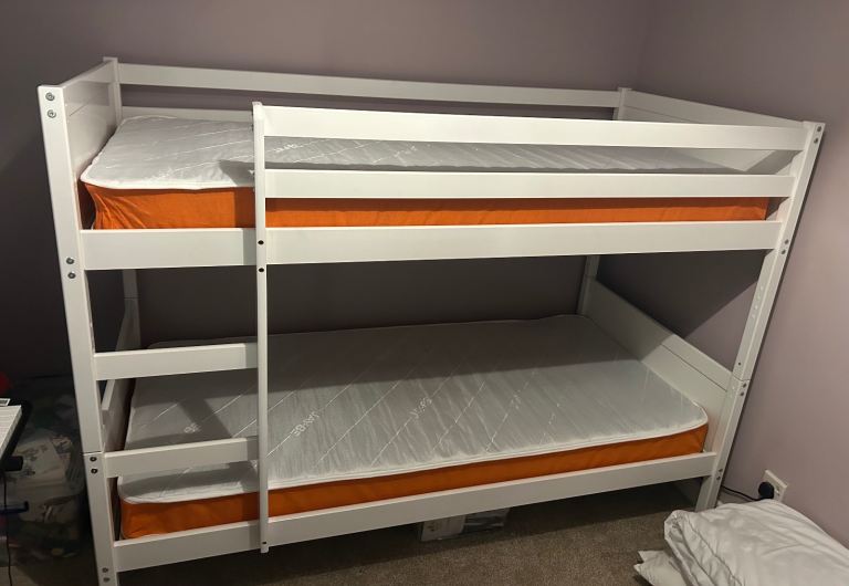 Bunk beds and mattresses 