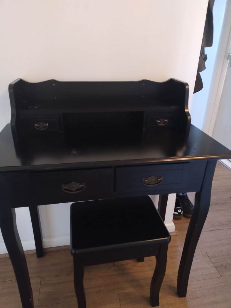 Dressing table with stool 