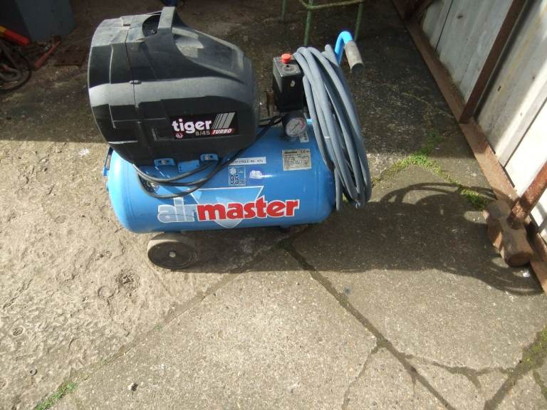 TIGER AIRMASTER 8/35 TURBO 24L 7CFM 8BAR 230V AIR COMPRESSOR 