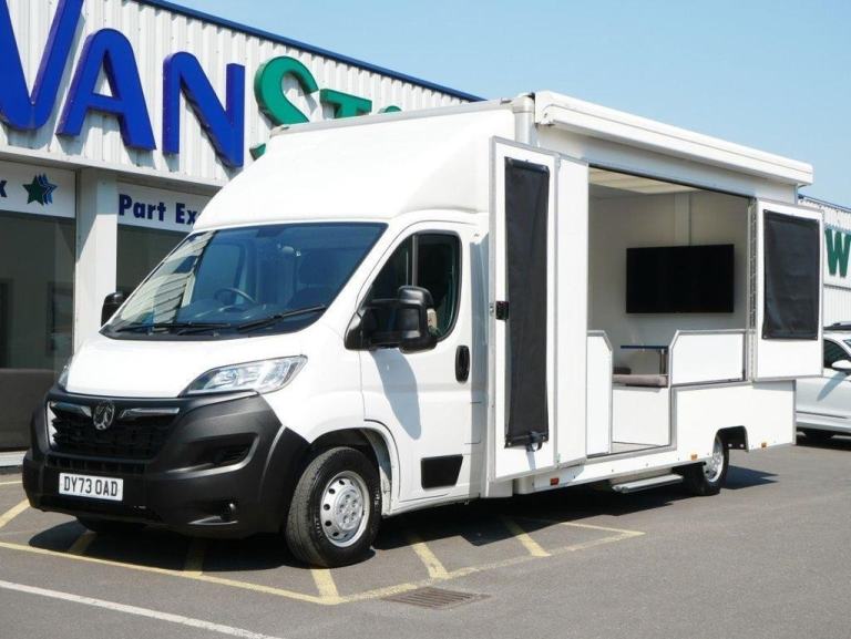 73 VAUXHALL MOVANO 3500 2.2 CDTI 140 BHP L3 LONG MOBILE OFFICE / EXHIBITION UNIT