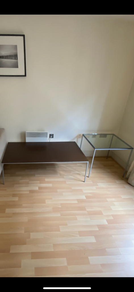 Matching side table and coffee table 