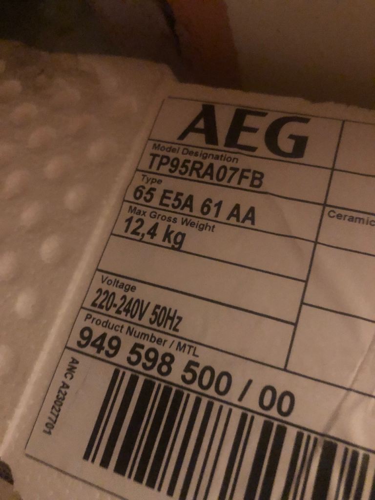 AEG Black Ceramic  Hob 
