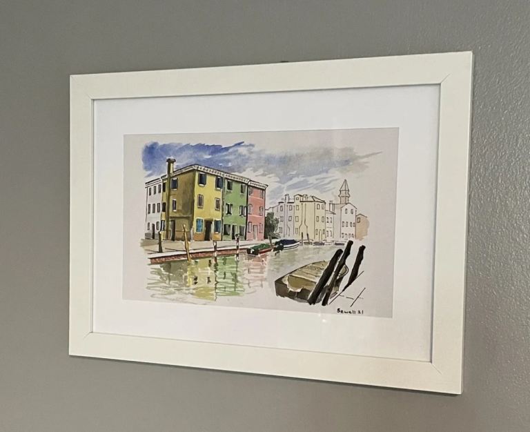 Venice Italy painting. Framed. Free delivery. 