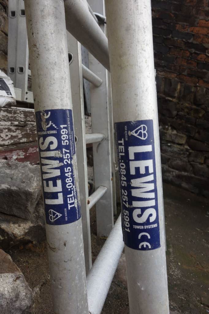 Lewis aluminium scaffolding tower used but still in great condition