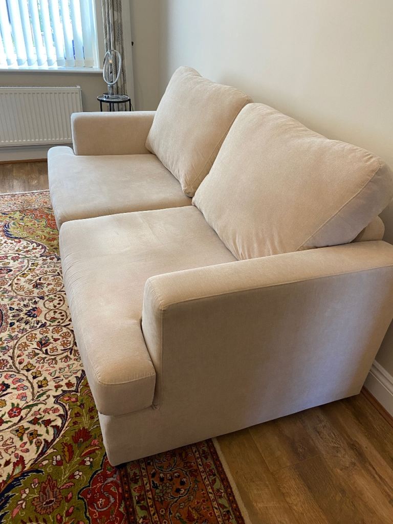 2 seater sofa with swivel chair