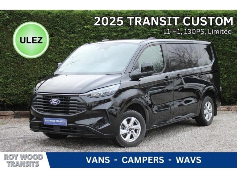 2025 Ford Transit Custom 280 L1 Limited 136ps Euro 6 Diesel Van medium van Diesel Manual