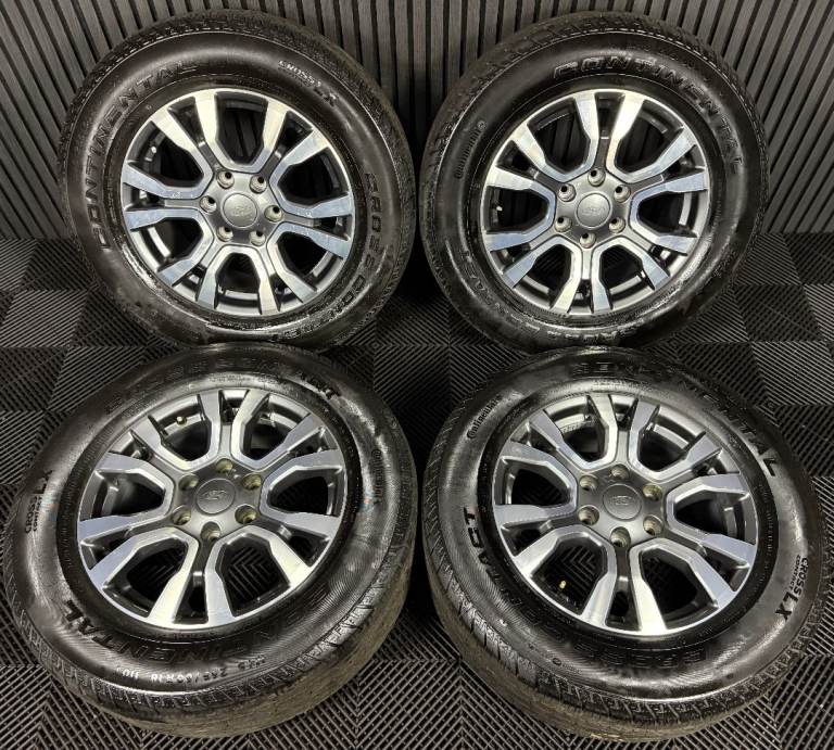 18'' GENUINE FORD RANGER GREY DC WILDTRAK ALLOY WHEELS TYRES ALLOYS
