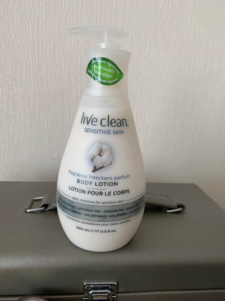 body lotion live clean