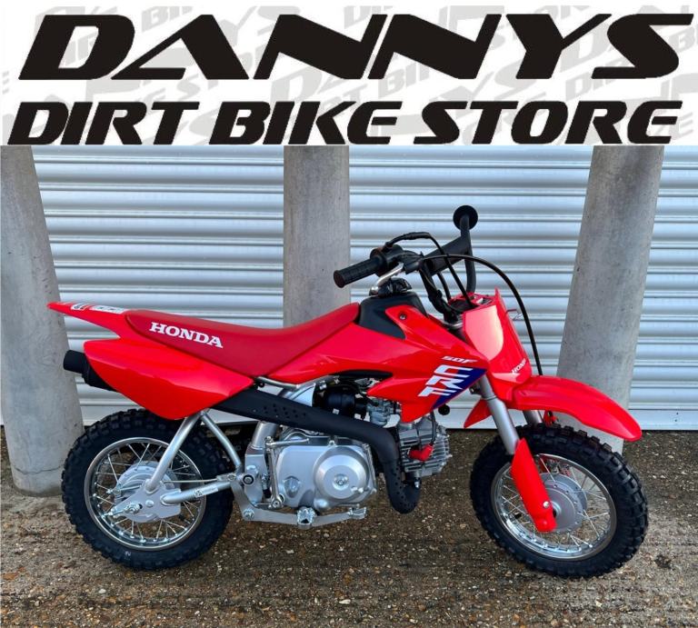 DANNYS DIRT BIKES 0 HOUR HONDA CRF 50 2025 CRF50 SEMI AUTO STARTER BIKE PW 50