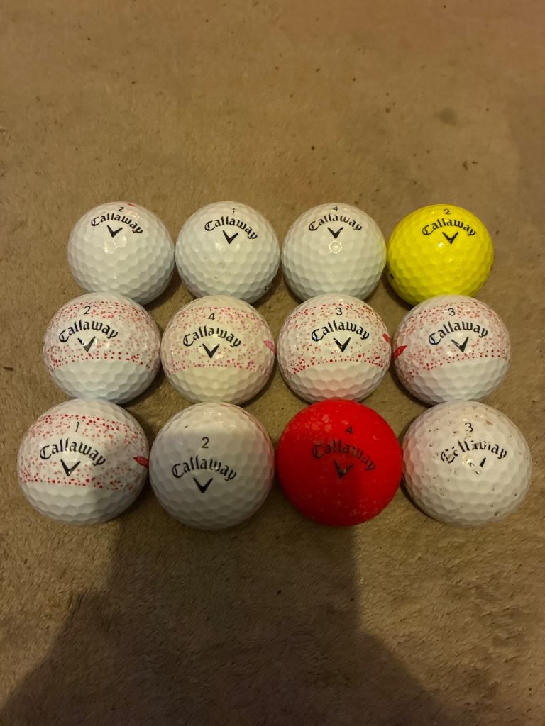 12 x Callaway Supersoft golf balls