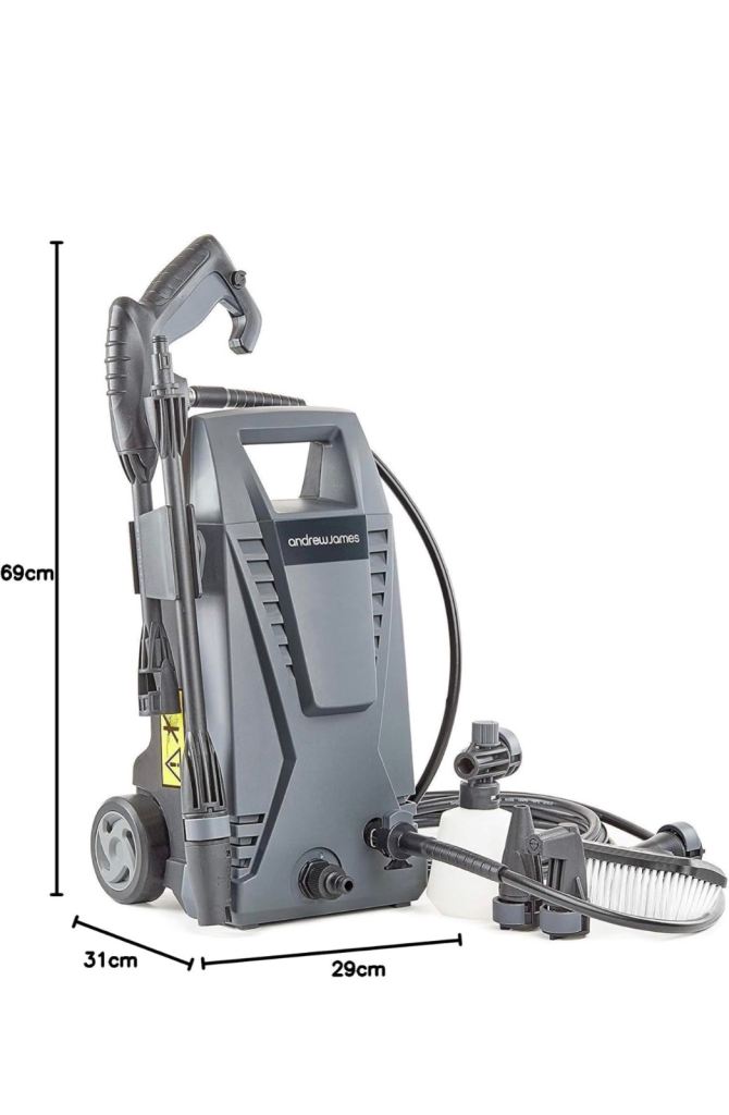 🚿 Andrew James High Power Pressure Washer – £35 🚿