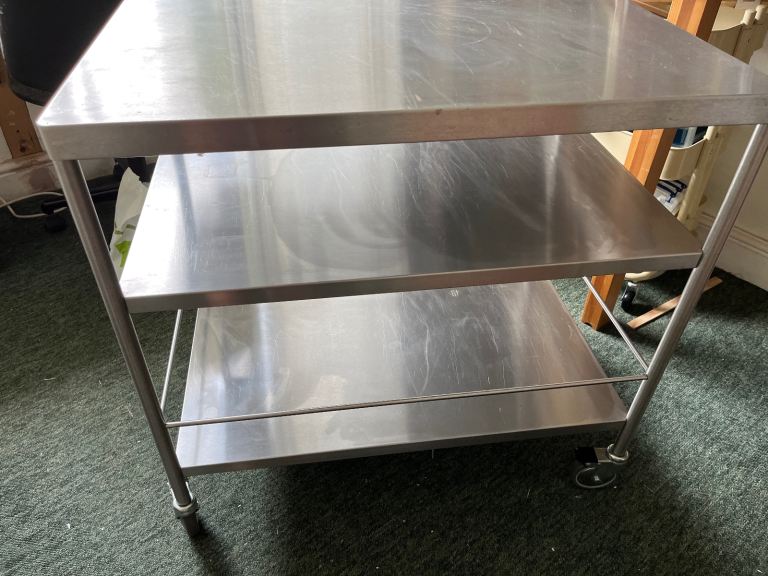 image for IKEA stainless steel trolley