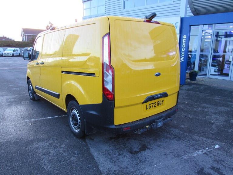 2022 Ford Transit Custom 340 EcoBlue Euro 6 Yellow Van with Tailgate ideal camper day van 2.0 5dr...
